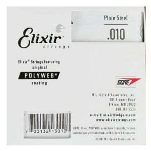 Elixir 일렉&통기타겸용 010게이지 낱선(4개-1세트)