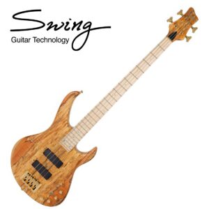 Swing Majesty 4 베이스기타 Spalted (스웜프애쉬 + 6mm 탑))