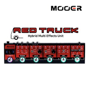 Mooer Audio Red Truck 하이브리드 멀티이펙터 (어댑터 포함)