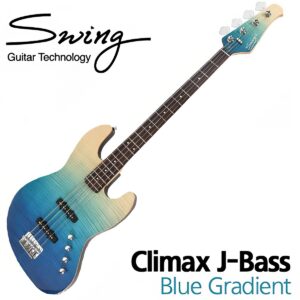 스윙 베이스 Climax J-Bass Blue Gradient