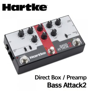 Hartke Bass Attack 2 (Bass Preamp/Direct Box with Overdrive) [동영상]