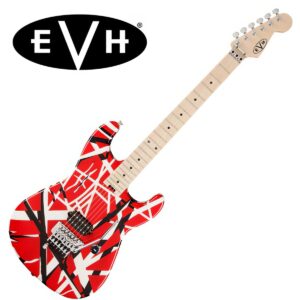 E.V.H Striped Series - Red with Black & White
