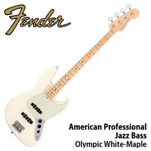 Fender USA American Professional Jazz Bass Olympic White-Maple 펜더 아메리칸 프로페셔널 재즈 베이스