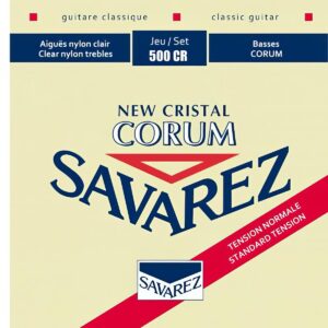 Savarez 500CR Corum New Cristal Classical Guitar Strings Normal Tension