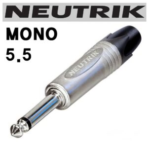 Neutrik NP2X Mono Phone Plug 5.5 모노 기타 커넥터