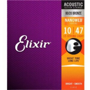 Elixir 나노웹 12현 어쿠스틱 기타줄 11152