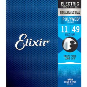 Elixir Electric POLYWEB Medium [011-049] 엘릭서 폴리웹 일렉줄