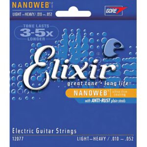 Elixir Electric NANOWEB Light Heavy (010-052) / 엘릭서 나노웹 일렉기타줄 [12077]