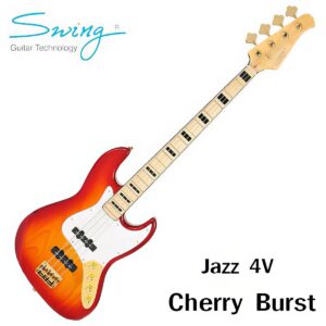 Swing 스윙 일렉 베이스 Jazz 4V (Cherry Burst)