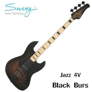 Swing 일렉베이스 Jazz 4V / Black Burst