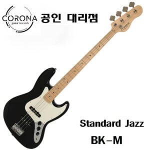 코로나 베이스기타 스탠다드 재즈 BK (M) [풀 패키지]