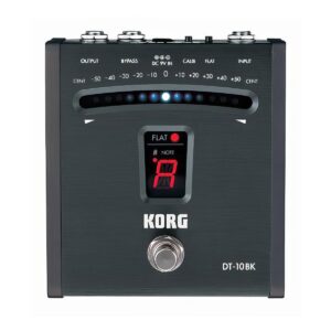 Korg 페달 튜너 DT10 BR 크로메틱 튜너 / DT-10
