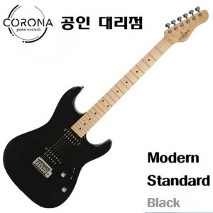 Corona - Modern Standard / 코로나 일렉기타 Black (Maple)