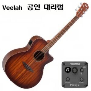 Veelah 비일라 어쿠스틱기타 VGACKOABE [피쉬맨 픽업장착]