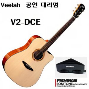 Veelah 비일라 어쿠스틱기타 V2-DCE / Fishman 픽업장착 [동영상]