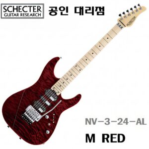 Schecter Japan NV-3-24-AL / M Red