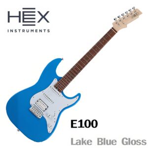 HEX 헥스 일렉기타 E100 (Lake Blue Gloss)