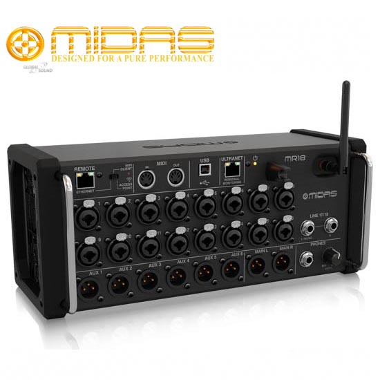 MIDAS MR18 마이다스 디지털 믹서 [정식 수입품]