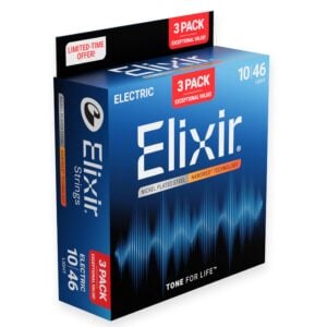 Elixir NANOWEB Light 3팩 010-046 / 나노웹 일렉기타 스트링 3팩 (16567)