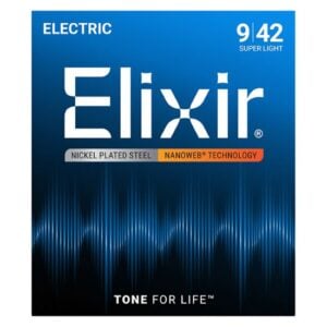 Elixir 엘릭서 NANOWEB 나노웹 일렉기타 스트링 009-042 (12002)
