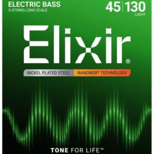 Elixir 나노웹 니켈 5현 베이스줄 045-130 (14202)