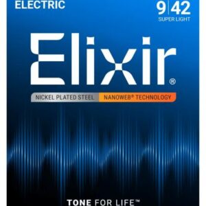 Elixir Electric NANOWEB 12002 [009-042] 엘릭서 나노웹 일렉줄