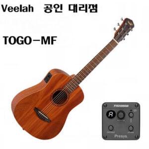 Veelah 비일라 어쿠스틱기타 TOGO-MF / 탑솔리드 / Fishman픽업 [미니 사이즈]