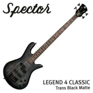 Spector Legend 4 Classic / 스펙터 베이스 (Trans Black Matte)