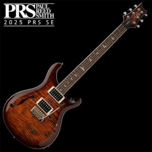 PRS SE 2025 일렉기타 Custom 24 Semi Hollow Piezo (Orange Tiger Smokeburst)