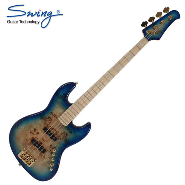 Swing 스윙 베이스기타 Jazz Deluxe 4 Blue Burst