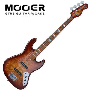 Mooer 무어 MBJ420 베이스기타 (Red Burst)