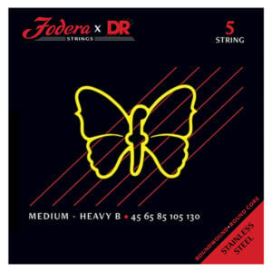 Fodera X DR Stainless 베이스 스트링 5현 45-130 (FSS-45130)