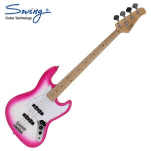 Swing 베이스기타 Jazz king White Pink M