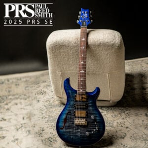 PRS SE 2025 Special Semi Hollow LTD - Charcoal Blue Burst