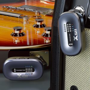 Xvive 엑스바이브 A58 무선 와이어리스 (Gray) / 6채널 충전식 무선 기타, 베이스)