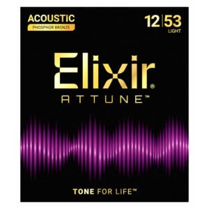 Elixir Attune 어튠 어쿠스틱 포스포 브론즈 Light 012-053 (21025)