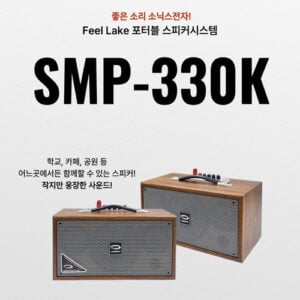 Sonics 포터블 스피커 캠핑장 공원 카페 학원 학교 SMP-330K / 충전용 2.1채널