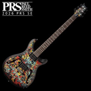 PRS SE 에드 시런 코스믹 스플래시 바리톤 한정판 (바리톤 + Hollowbody + Piezo)