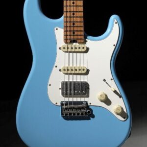 Schecter USA Custom Traditional Wembley Daphne Blue Aged Nitro S/N: 23-08019