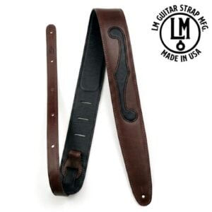 LM F-Hole 스트랩 Mahogany (FHOLE-M)