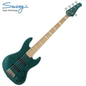 Swing 스윙 G5V 베이스기타 5현 (Green Sparkle)