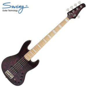 Swing 스윙 G7V 베이스기타 5현 (Purple)